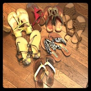 Lot of Sandals size 7.5 & 8